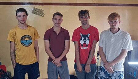 Four Get a Thrashing