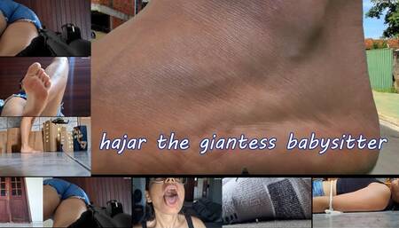 Hajar the Giantess Babysitter fx