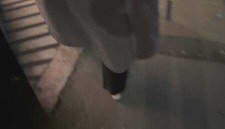 Took my shoes off in public and got my white socks dirty