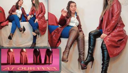 At hour feet!- Reinaleather Isabella shine Pov