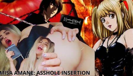 Misa Amane asshole insertion