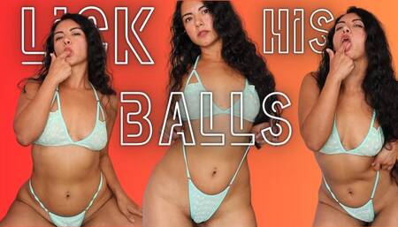 Lick His Balls