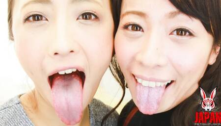 Intimate Moments: Join Hana & Yuri's Sensual French Kiss!