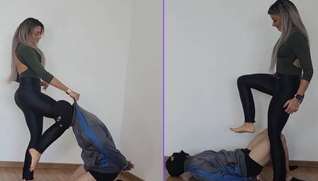 Lytta makes Ballbusting Bet with her friendzone friend - He pay her Shopping if he lose - BALLBUSTING - FEMALE DOMINATION - FOOT DOMINATION - FEMDOM - CBT - HUMILIATION - FOOT SLAVE - BOOTS - FINDOM - (720P)