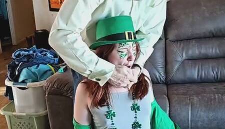 Catching a Leprechaun - couple bdsm humiliation stupid bitch fun - cock sucking, ass eating, - strange Productions- kitty strange-