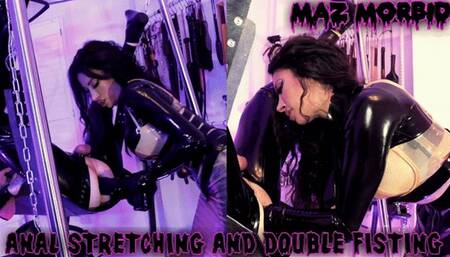 Pegging and Double Anal Fisting 1080p ft Latex Mistress Goddess Tangent Maz Morbid