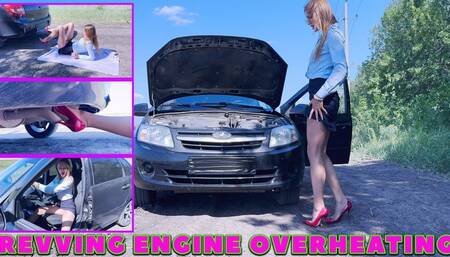 Vika police officer driving backward forward revving game_4k hdr pro res_full video 22 min