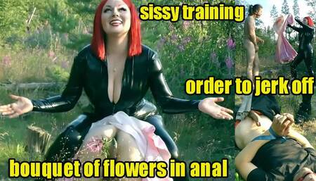She attacked a man in the forest, ordered him to jerk off, and then made him a sissy slut (720p)