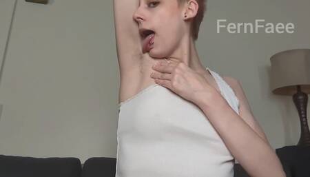 Licking My Hairy Armpits
