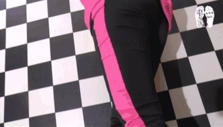 Radio crushed under Chucks Sneakers