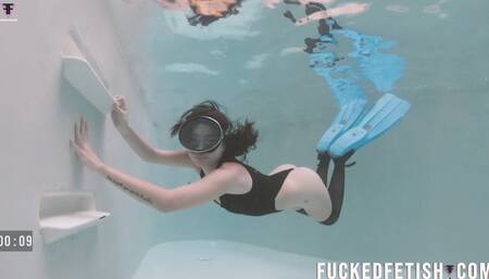 wmv Cute Mermaid Underwater Pool Fins Masturbation Mask