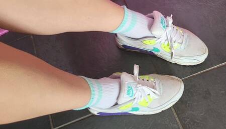 Wrecked 90s Nike AF1 Sneakers (mkv)