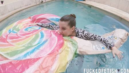 bts B2p inflatable pool Funny giant lollipop