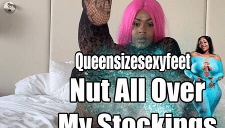 Nut All Over My Stockings nylon soles