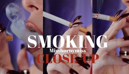 Smoking close-up