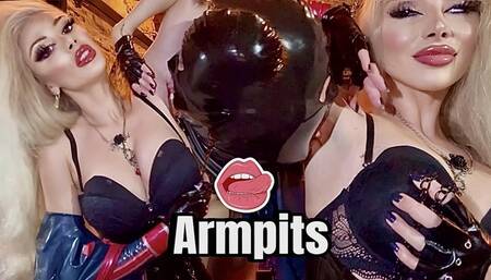 Lick my Stinky Sweaty Armpits in LATEX my puppy