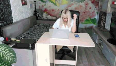 Your sexy secretary is an amputee AVi (1920x1080) FHD