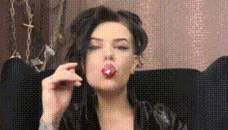 simply smoking in my matrix coat