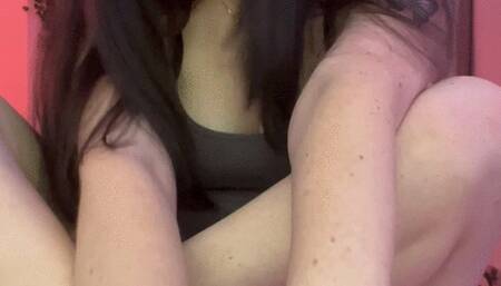 Cumming to my sweaty nikes