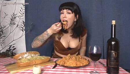 * 854x480p * A Face Stuffing Over Eating First Date ,Pt 1 -Mp4