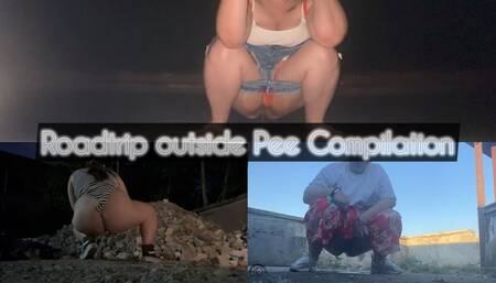 Roadtrip Outside Pee Compilation