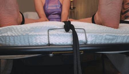 Bondage Foot Worship Morgana captures Bratty Tickles