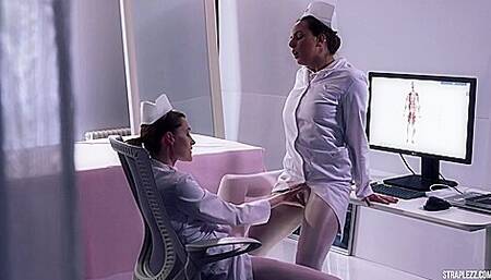 Lesbian Nurses In Pantyhose Crazy Porn Video - Rossy Bush