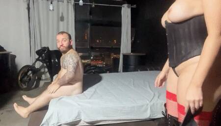 RED HAIRED PAWG IN SPANKING DOMINATION ON MY DWARF SLAVE STUPID BY MAISA PRAVO AND DWARF PITOCO CAM BY BIA FULL HD