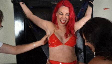 Tickle Punishment Bratty Tickles Loses Car Keys Heavenly Xperience and The Stoned Tickler Bound Tickling on St Andrew's Cross, Taboo Tickling Torment HDMP4