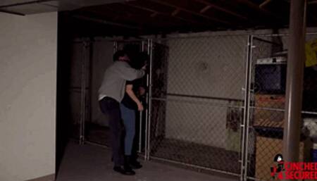 Jeanette's Basement Pole Bound Ordeal (MP4 format)