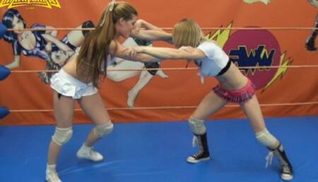 Lilu vs Natali - Female Pro Wrestling Fight - RM222