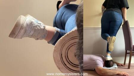 Mistress Lilith First Head Trampling With Shoes