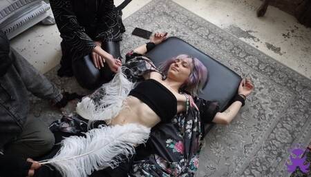 Sofia first ever tickling session part 2 (upper body) 720