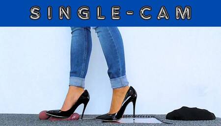 Castrated Under My Office Stilettos - Sole Cam - AmbersCBT - 65SC