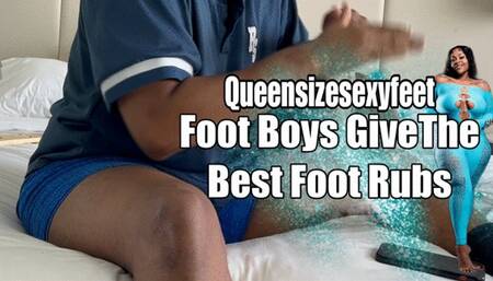 Foot Boys Give The Best Foot Rubs Oily Soles