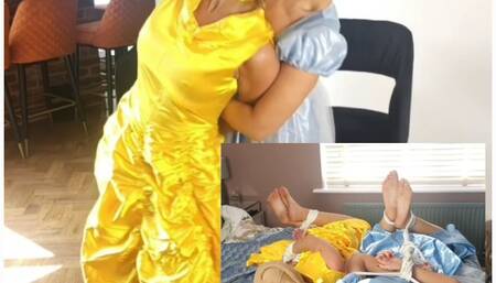 Princess Belle and Cinderella shall make it to the Ball! I mean, Bondage Spy School! WMV (Featuring Charlie Monaco and Bri)