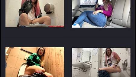 80 minutes of public diarrhea HD