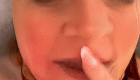 Nylon Head floating in the bath