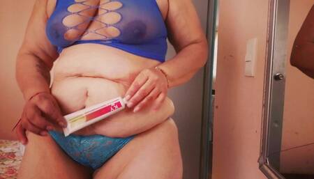 4 Part Blue Lingerie
