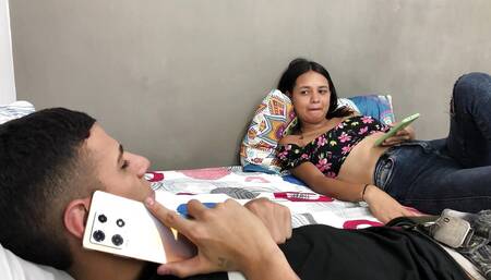Sexy Stepsister Can't Stand the Urge to Fuck with Me and Asks Me to Fuck Very Well