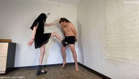 Ballbusting in My heeled sandals