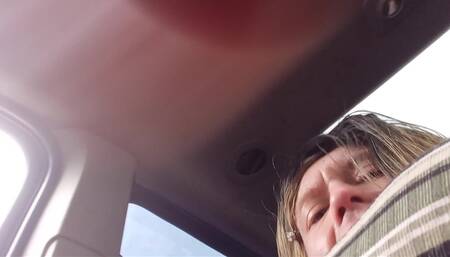 High Out Her Mind Sissy Cross Dresser Begs to Be Caught in Public