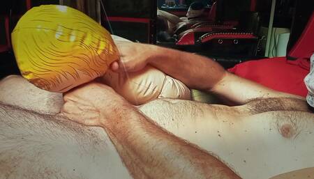 My Inflatable Girlfriend Has a Very Tight Mouth! No Way Can Give Me a Deep Blowjob!