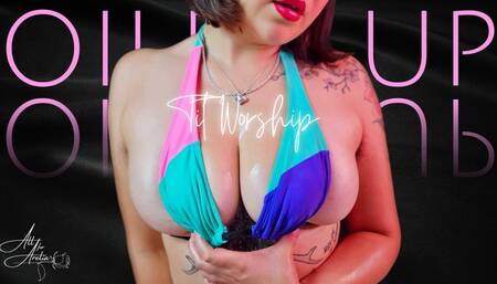 Oiled Up Tit Worship