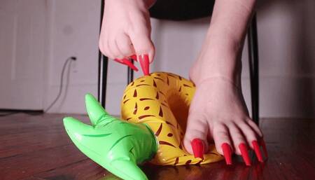 M - Popping Inflatables with Long Toenails