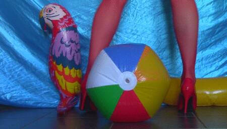 Beach Ball Red Ass Bounce (Non POP) (mkv)