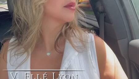 Elle Lyon Goes On A Lunch Date, But Has A Couple Of Cigarettes First