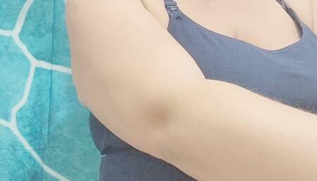 Making my MASSIVE pregnant belly bloated and BURPING