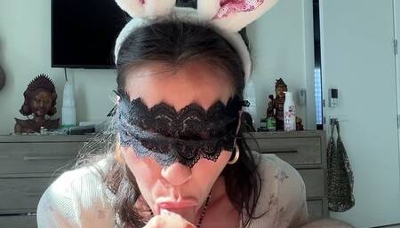 Bunny Girl Sucks My Cock And Then Gets Juicy Fucked Nice Cumshot