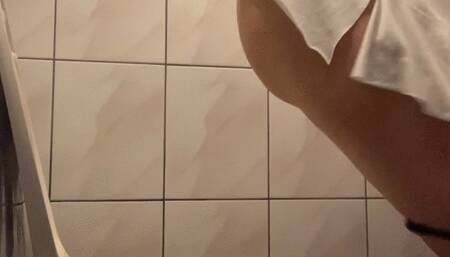 sweet and strong pissing filled with sound